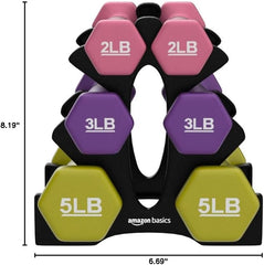 Amazon Basics Neoprene Dumbbell Hand Weights