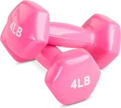 Amazon Basics Vinyl Coated Dumbbell Hand Weights