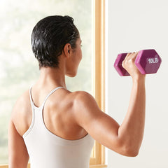 Amazon Basics Vinyl Coated Dumbbell Hand Weights