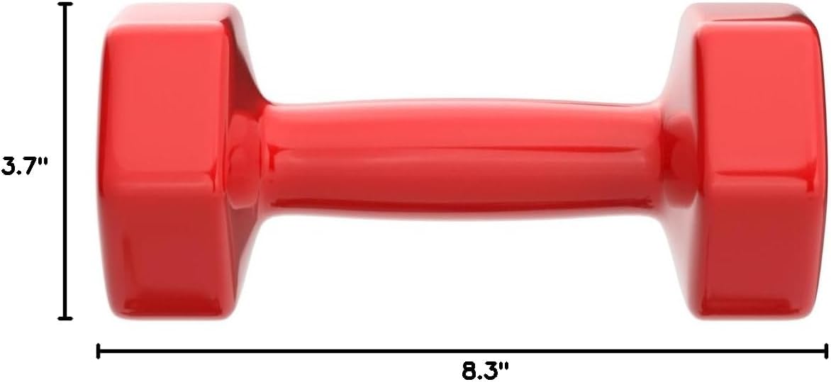 Amazon Basics Vinyl Coated Dumbbell Hand Weights