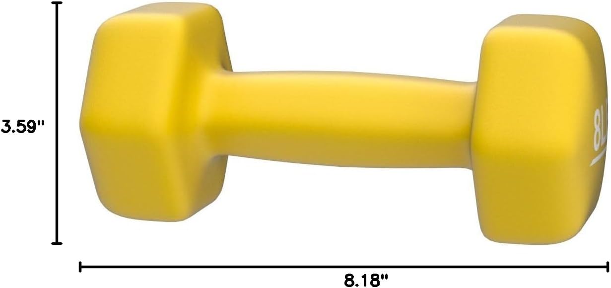 Amazon Basics Neoprene Dumbbell Hand Weights