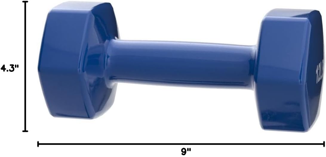 Amazon Basics Vinyl Coated Dumbbell Hand Weights