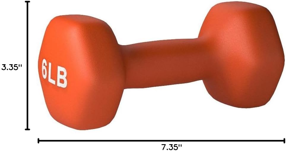 Amazon Basics Neoprene Dumbbell Hand Weights
