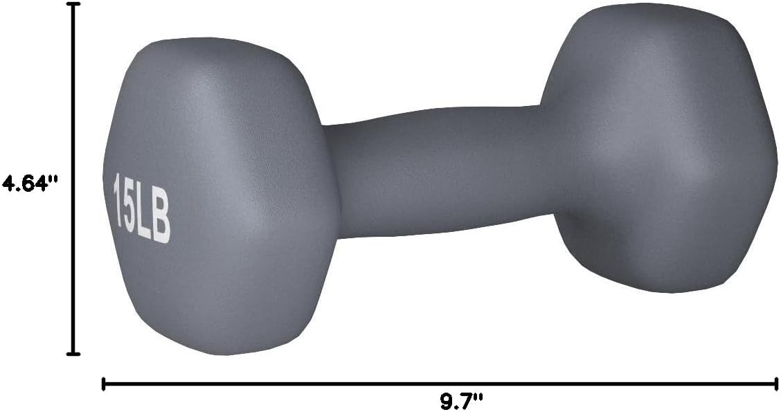 Amazon Basics Neoprene Dumbbell Hand Weights